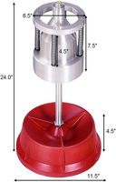 Support d'équilibrage de roues à bulles robuste pour équilibreur de pneus