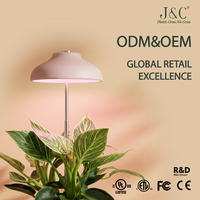 Lampe LED d'intérieur pour plantes Bloom 4000K, écologique, en composite de paille rose, 5W, USB, spectre complet, hauteur réglable 212-710mm, OEM