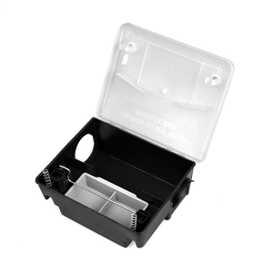 Trampas para ratas ecológicas <span class=keywords><strong>de</strong></span> plástico sólido robusto para interiores y exteriores con tapa que se puede abrir para <span class=keywords><strong>ratones</strong></span> - Product Image 2