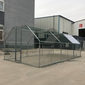 Pollaio Portatile da Giardino in Tubo Galvanizzato Struttura Calpestabile - Product Image 1