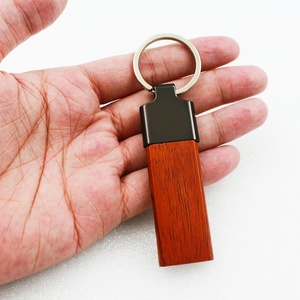 OneWay Wholesale Kids' Wood Key Chain <b>Customized</b> Logo Souvenir Promotional Wooden <b>Keychain</b> - Product Image 3
