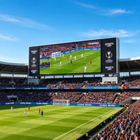 Outdoor-Stadion-LED-Display P6 67 Vollfarb-SMD-RGB 10000 Nits Helligkeit IP66 Wasserdichtes Aluminium-Panel Videowand HDR10+