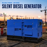 Generator Diesel Super Silent 80kw 100kVA Berpendingin Air, Fasa Tunggal & 3 Fasa, Starter Elektrik 24V, 50Hz, Kualitas Unggulan