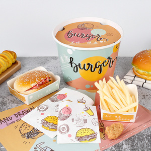 Caixa de Embalagem para Frango Frito Branca com Design Novo e Personalizado, Embalagem para Comida para Viagem - Product Image 3