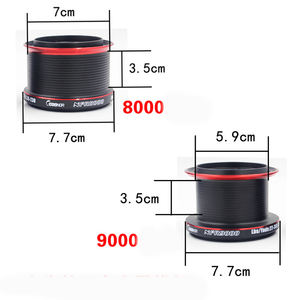 WEI 12 + 1BB 9000 + 8000 serie fundición distante redonda todo Metal taza <span class=keywords><strong>de</strong></span> doble línea barco <span class=keywords><strong>de</strong></span> <span class=keywords><strong>pesca</strong></span> carrete <span class=keywords><strong>de</strong></span> <span class=keywords><strong>pesca</strong></span> giratorio lanzador <span class=keywords><strong>de</strong></span> cebo - Product Image 3