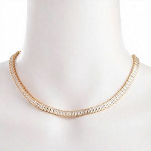 Collier chaîne cubaine en argent 925 KIVORA, acier inoxydable, incrustation de zircon, unisexe, style hip-hop, pour usage quotidien - Product Image 4