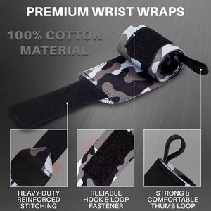 Нейлоновые бинты для запястий с индивидуальным логотипом, унисекс, для фитнеса, тренировок в тренажерном зале, поднятия тяжестей, для пауэрлифтинга - Product Image 3