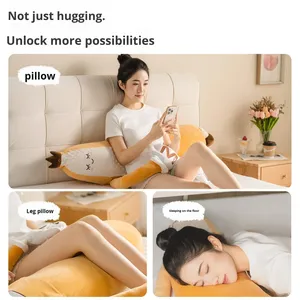 ตุ๊กตาช่วยนอนหลับรูปกล้วย หมอนช่วยนอนหลับรูปกล้วย สำหรับเด็กผู้หญิง หญิงตั้งครรภ์ และคุณแม่หลังคลอด ทำจากใยฝ้าย PP ให้ความสบาย - Product Image 3