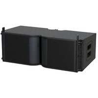 Système de haut-parleurs Line Array bidirectionnel professionnel 2x6 pouces avec flight case, 400W, son extérieur pour les scènes de concert