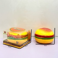 Nouveau produit : Jouet anti-stress créatif en forme de grand hamburger, à rebond lent, pour soulager le stress