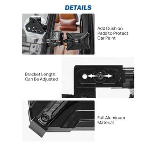 Espejos de aluminio CNC para Wrangler, puertas apagadas o encendidas con montaje de foco integrado, compatible con Wrangler TJ JK y <span class=keywords><strong>Unlimited</strong></span> - Product Image 4