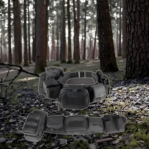 Cinturón Táctico MOLLE de Nailon Acolchado y Resistente - Cinturón de Patrulla Ajustable con Funda - Product Image 6