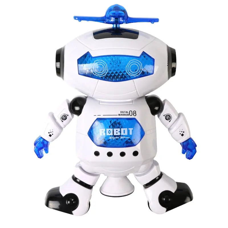 Smart Space Dance Robot Electronic Walking Toys With Music Light For Kids Astronaut Toy cnc sevice Prototype