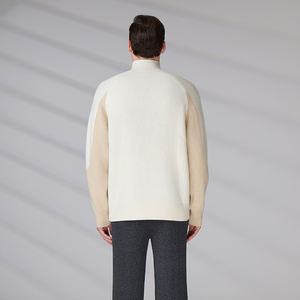 Fabricante de Prendas de Punto, Suéter de Alta Calidad, Jersey de Punto, Otoño e Invierno, Manga Larga, Cierre de Cremallera de un Cuarto, para Hombre - Product Image 6