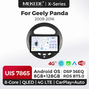 <span class=keywords><strong>Lecteur</strong></span> multimédia automobile MEKEDE X10 X20 X30 X40 Android 8+128G 8 cœurs 4G WIFI DSP pour Geely Panda 2009-2016, écran partagé, AM FM GPS - Product Image 1
