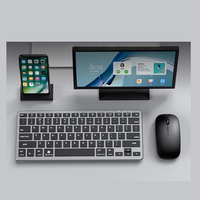 Clavier et souris teclado ergonomique standard mince sans fil 2.4ghz ensemble de souris clavier bluetooth sans fil