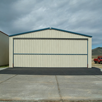 Hangar préfabriqué en acier à montage facile pour avions, garage personnel pour Cessna, abri d'entretien