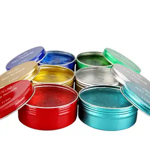 Hair pomade containers wax jar water soluble based bulk base gel oem your own brand grease the original strengthening