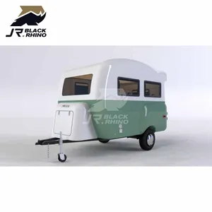 Galvanized Sheet Rv-travel Trailer Comfort Mini Camper Rv Lightweight Caravan