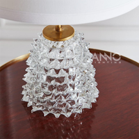 Lampe de table LED en cristal ANNO Lampe de table en verre blanc