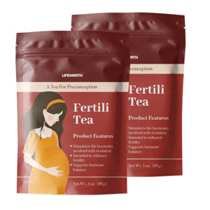 Thé aux feuilles de framboisier rouge en gros pour la fertilité et la grossesse, marque privée Lifeworth, compléments alimentaires à base de plantes - Product Image 3