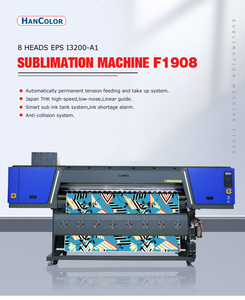 Machine d'imprimante de drap de lit de sublimation à grande vitesse de 1.9m 8 têtes d'imprimante I3200 avec encre de sublimation - Product Image 5
