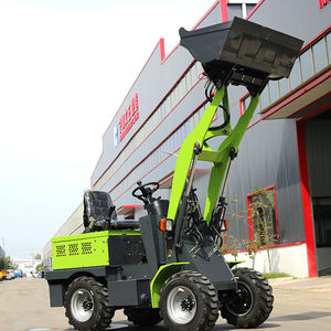 Экологичный колесный погрузчик электрическая мини-строительная машина с открытой кабиной для продажи - Product Image 5