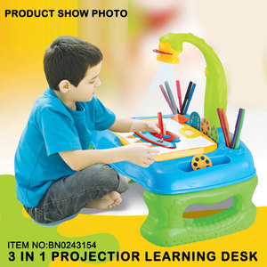 Tavolo Educativo Tre-in-Uno per Bambini con Lavagna, Tavolo da Disegno e <span class=keywords><strong>Proiettore</strong></span> - Product Image 6