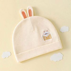 Venta al por Mayor de Gorros Cálidos de Algodón para Bebés Recién Nacidos con Estampado de Puntos y Dibujos Animados, Diseño Unisex para Playa y Uso Diario, Personalizables - Product Image 1