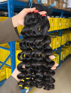 3 Cái Kabeilu Nguyên Lớp Biểu Bì Phù Hợp Tóc Brazil Sóng Sâu Remy Tóc Người 100% Tóc Người Dệt Nature Color-Miễn Phí Vận Chuyển - Product Image 3