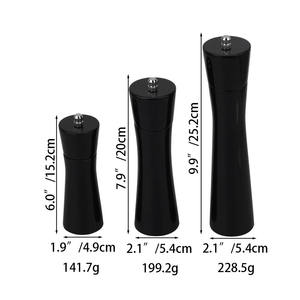 Juego de Molinillos de Sal y Pimienta Recargables de Madera, Bonitos, con Gran Capacidad, Duraderos y Ecológicos - Product Image 6