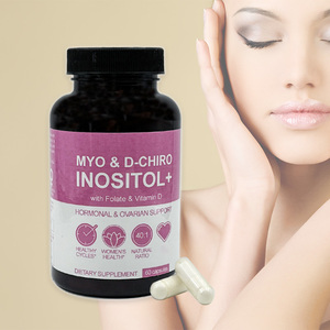 Cápsulas de Mioinositol y D-Chiroinositol Orgánico Premium de Marca Privada OEM, Suplemento Antioxidante con Vitamina D3 y Folato para Mujeres - Product Image 6
