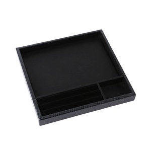 Bandeja para Joyas Yonghui de MDF y Fibra de Carbono, 40.5x40.5x9.3cm, con Acabado en Laca de Alto Brillo, Caja de Exhibición, Bandeja Interior para Empaque de Regalos - Product Image 3