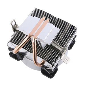 QiuzAim 90mm 조용한 2 열 구리 파이프 조명 LED <span class=keywords><strong>CPU</strong></span> 냉각 팬 3 핀 4 핀 호환 LGA 2011 X99 X79 인텔 프로세서 용 - Product Image 3
