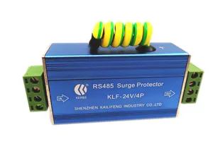 24v Surge Protector 4 Wires RS485 Lightning Protector 12V 24V 48V DC Surge Protector