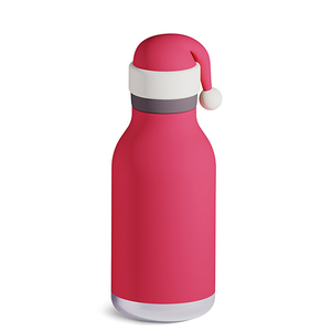 Botella de Agua con Forma de Papá Noel, Vaso de Acero Inoxidable de 460 ml - Product Image 1
