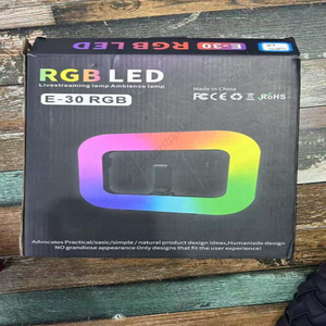 Lampe d'appoint rectangulaire RVB rechargeable pour téléphone portable, anneau lumineux portable bicolore réglable pour selfie, vente en gros - Product Image 5