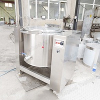 Kippbarer Dampfgarer mit Mantelheizung, Industrieller Kochtopf 100-500L, Antihaftbeschichtet, 220V/380V, Motorisiert, 1 Jahr Garantie, für Knochenbrühe-Zubereitung