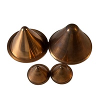 Custom Brass Cone Metal Spinning Parts Precision Formed Components For Lighting Decoration