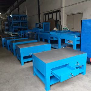 Banco DE TRABAJO duradero para <span class=keywords><strong>maquinista</strong></span>, 2M X 1m, acero inoxidable, ideal para reparaciones de taller y operaciones de tornillo de banco - Product Image 2