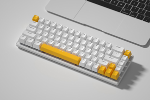 Teclado Ergonómico para Juegos, Mini, Blanco, 60%, con Cable Desmontable Tipo-C, Interruptores Rojos, Diseño Mecánico 60%, para Tablets, en Español - Product Image 6
