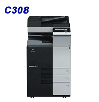 Imprimante couleur Konica Minolta Bizhub C308 A3 haute vitesse d'occasion, photocopieuse, machine générale en bois coloré Jp 20s, photocopieuse reconditionnée