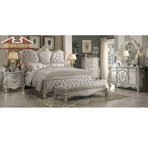 Longhao Furniture set camera da letto classica <span class=keywords><strong>l</strong></span> sofisticato coppia letto king size - Product Image 2