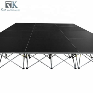 Removable 1x1m 4x4ft Stage Panel Adjustable Quickly Assembled Dance Flooring Stage <b>Platform</b> - Product Image 1