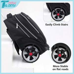 Free Sample High Quality Soft Roller <b>Camping</b> Luggage Wheeled Duffel Bags Sports <b>Trolley</b> Rolling Gym Travel Bag With Wheels - Product Image 5