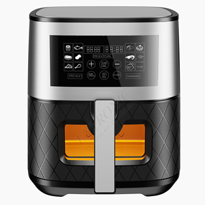 Freidora de Aire Inteligente de Gran Tamaño, 6L 8L, con Pantalla LED Digital, Freidora de Aire Profunda de Acero Inoxidable - Product Image 6
