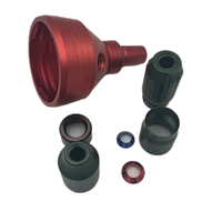 Accessoires d'usinage de tournage CNC en métal anodisé personnalisé de haute précision petite taille 6061 6063 pièces de tour CNC en aluminium