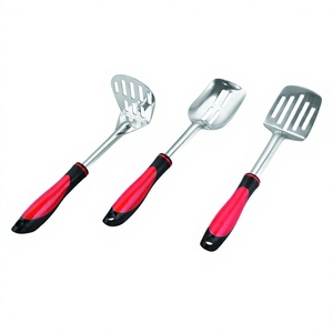 Juego de 3 piezas de cocina y cuchara para servir de acero inoxidable - Product Image 1