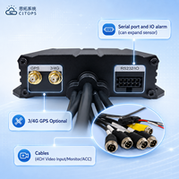 Enregistreur vidéo mobile 4CH SD 4G GPS H.265 fiable pour véhicules, gestion de flotte, MDVR, camion, bus, taxi, système de surveillance en ligne, OEM