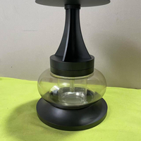 Nouvel ensemble de chicha arabe moderne, portable, en aluminium et verre, durable, double base, grand modèle, avec un seul tuyau, coffret cadeau, kit complet